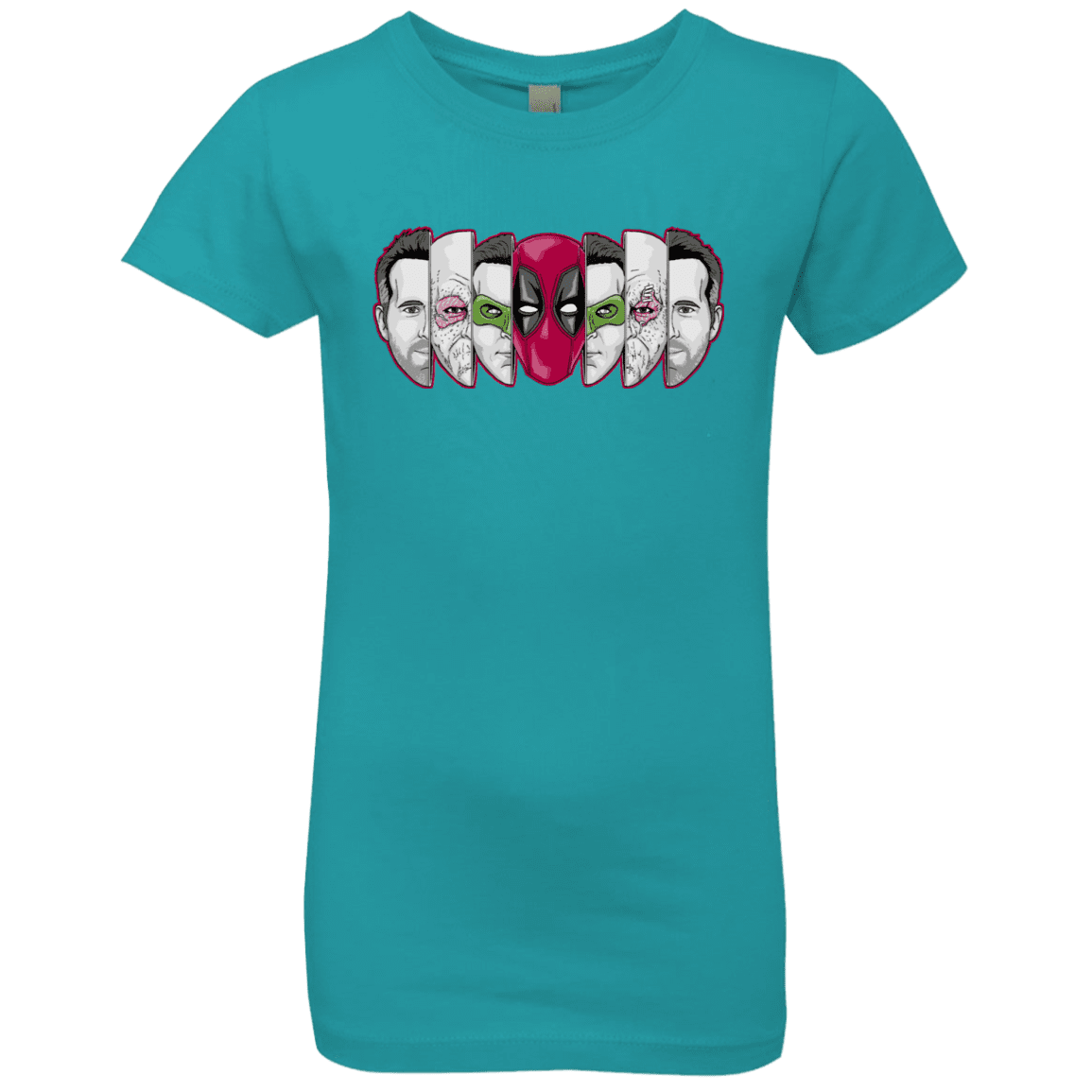 T-Shirts Tahiti Blue / YXS Mercenary Faces Girls Premium T-Shirt