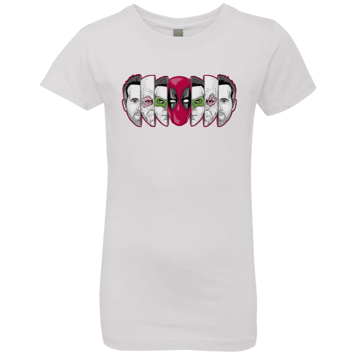 T-Shirts White / YXS Mercenary Faces Girls Premium T-Shirt