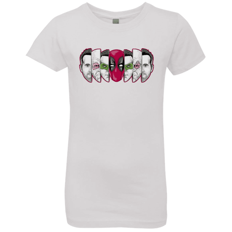 T-Shirts White / YXS Mercenary Faces Girls Premium T-Shirt