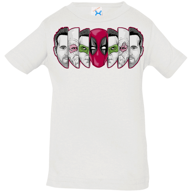 T-Shirts White / 6 Months Mercenary Faces Infant Premium T-Shirt