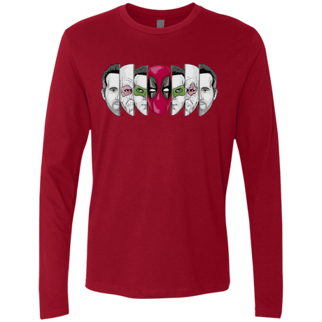 T-Shirts Cardinal / S Mercenary Faces Men's Premium Long Sleeve