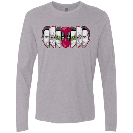 T-Shirts Heather Grey / S Mercenary Faces Men's Premium Long Sleeve