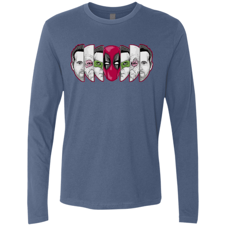 T-Shirts Indigo / S Mercenary Faces Men's Premium Long Sleeve