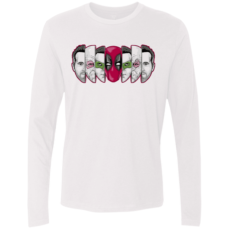 T-Shirts White / S Mercenary Faces Men's Premium Long Sleeve