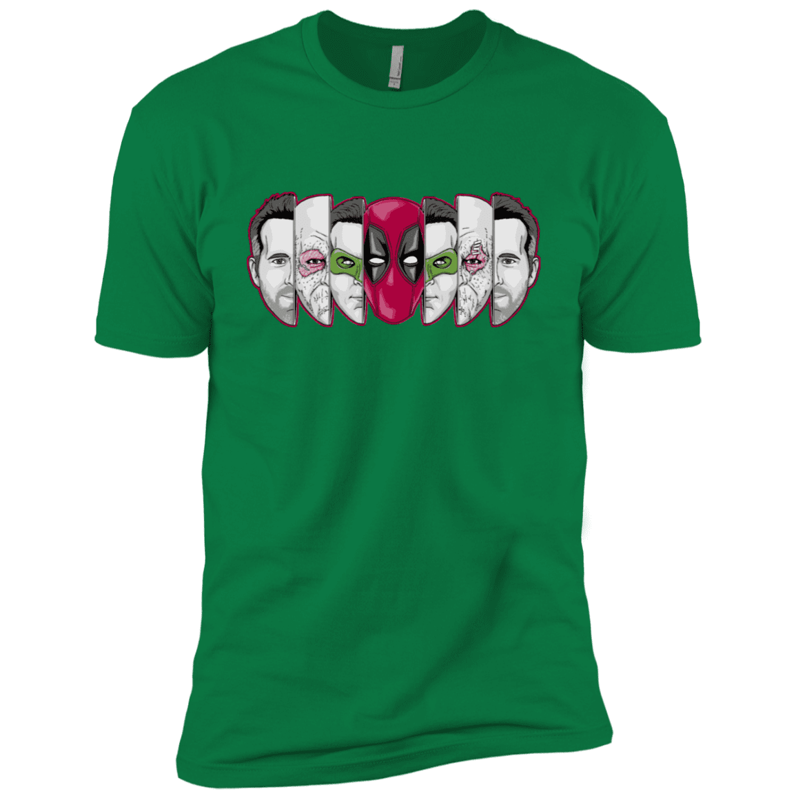 T-Shirts Kelly Green / X-Small Mercenary Faces Men's Premium T-Shirt