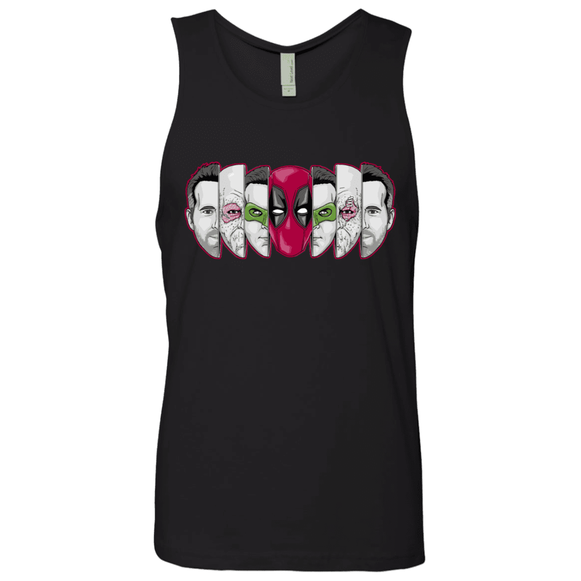 T-Shirts Black / S Mercenary Faces Men's Premium Tank Top