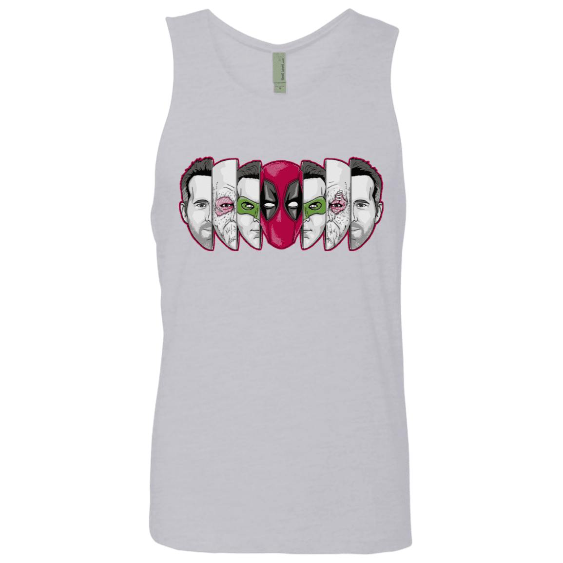 T-Shirts Heather Grey / S Mercenary Faces Men's Premium Tank Top