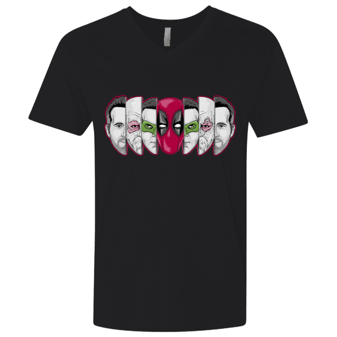 T-Shirts Black / X-Small Mercenary Faces Men's Premium V-Neck
