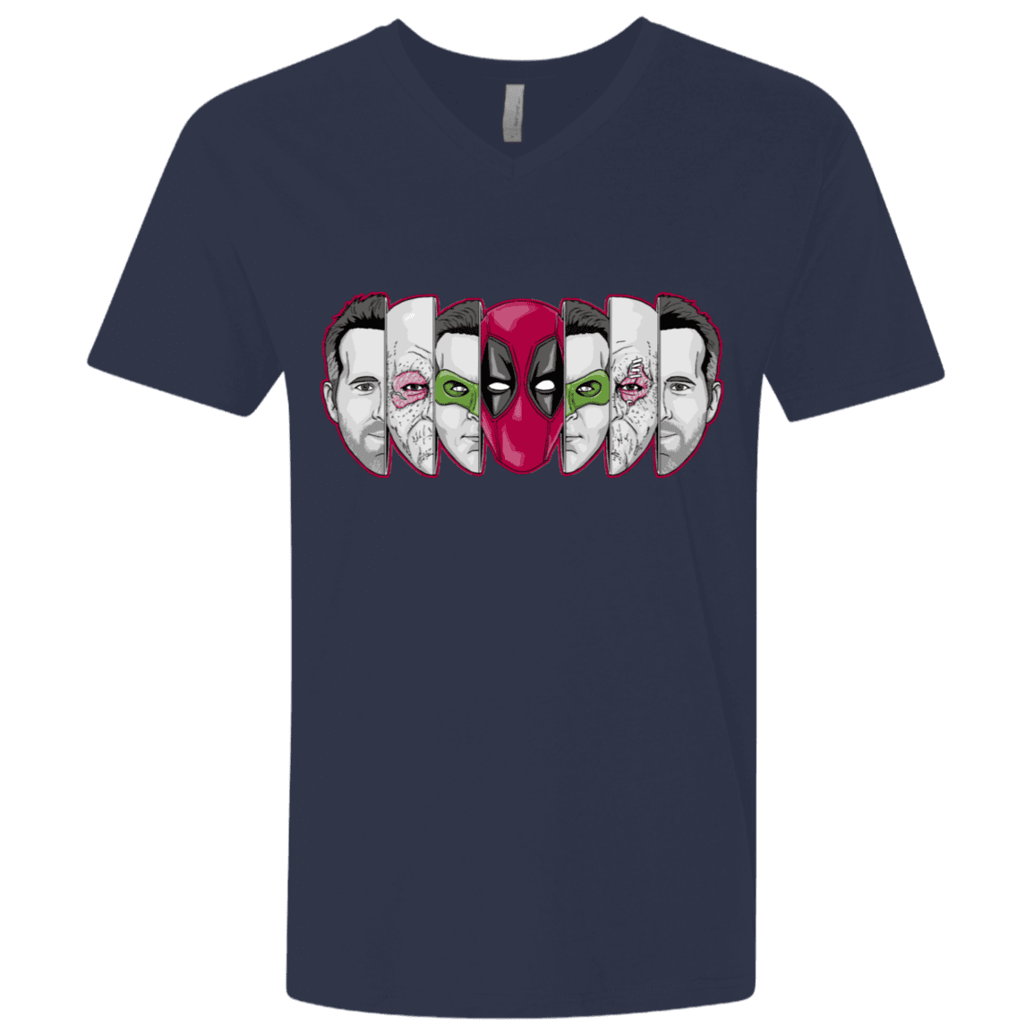 T-Shirts Midnight Navy / X-Small Mercenary Faces Men's Premium V-Neck
