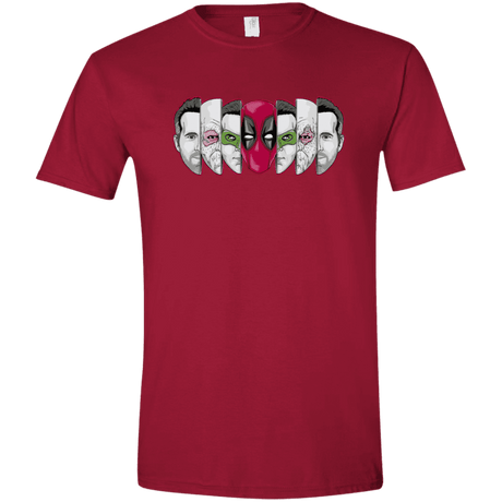 T-Shirts Cardinal Red / S Mercenary Faces Men's Semi-Fitted Softstyle