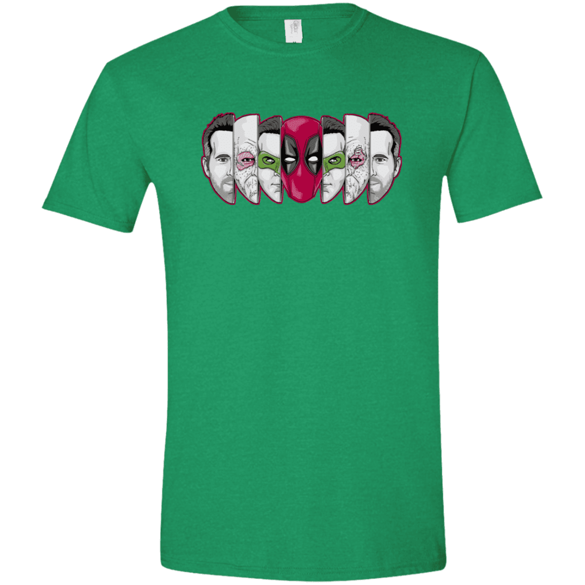 T-Shirts Heather Irish Green / S Mercenary Faces Men's Semi-Fitted Softstyle