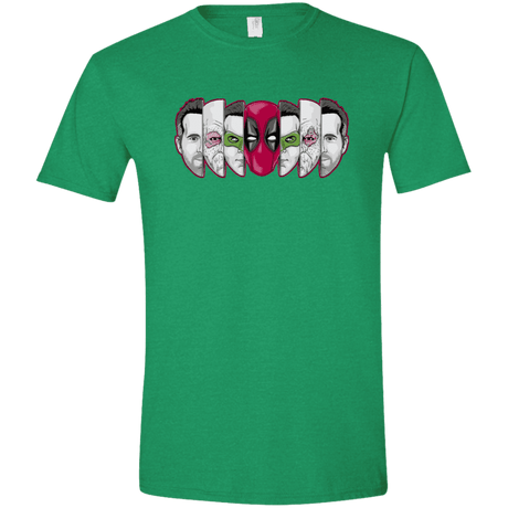 T-Shirts Heather Irish Green / S Mercenary Faces Men's Semi-Fitted Softstyle