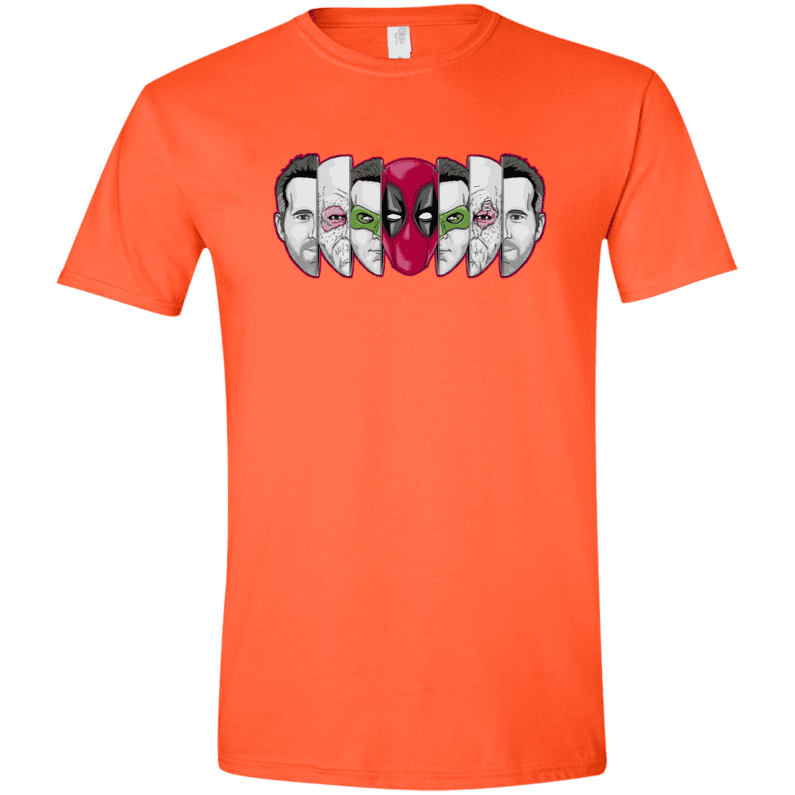 T-Shirts Orange / S Mercenary Faces Men's Semi-Fitted Softstyle