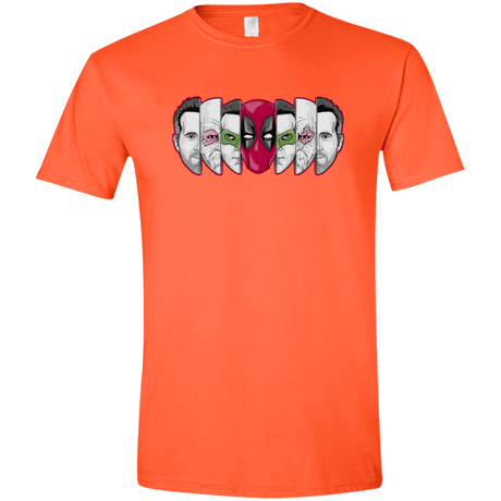 T-Shirts Orange / S Mercenary Faces Men's Semi-Fitted Softstyle