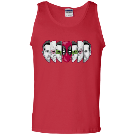 T-Shirts Red / S Mercenary Faces Men's Tank Top
