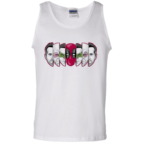 T-Shirts White / S Mercenary Faces Men's Tank Top