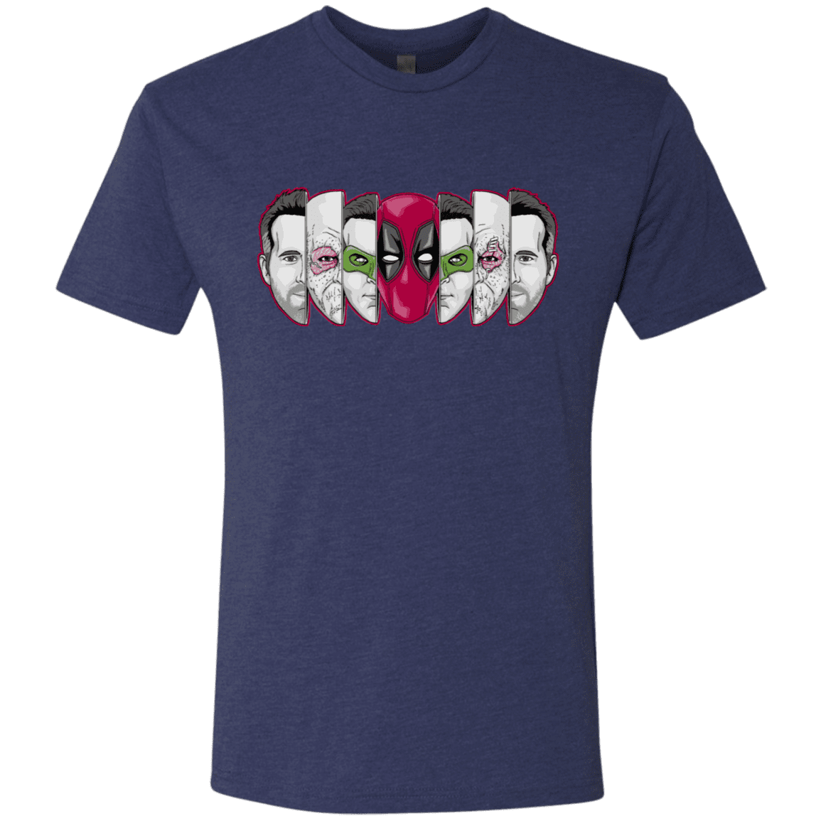 T-Shirts Vintage Navy / S Mercenary Faces Men's Triblend T-Shirt