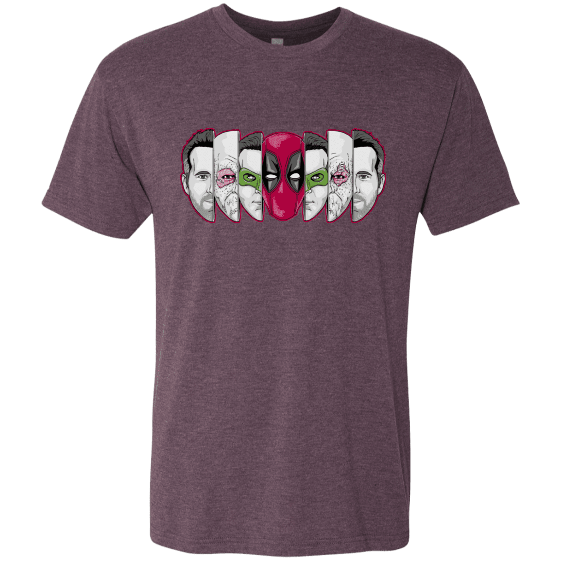 T-Shirts Vintage Purple / S Mercenary Faces Men's Triblend T-Shirt