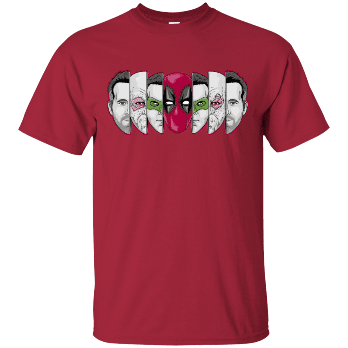 T-Shirts Cardinal / S Mercenary Faces T-Shirt