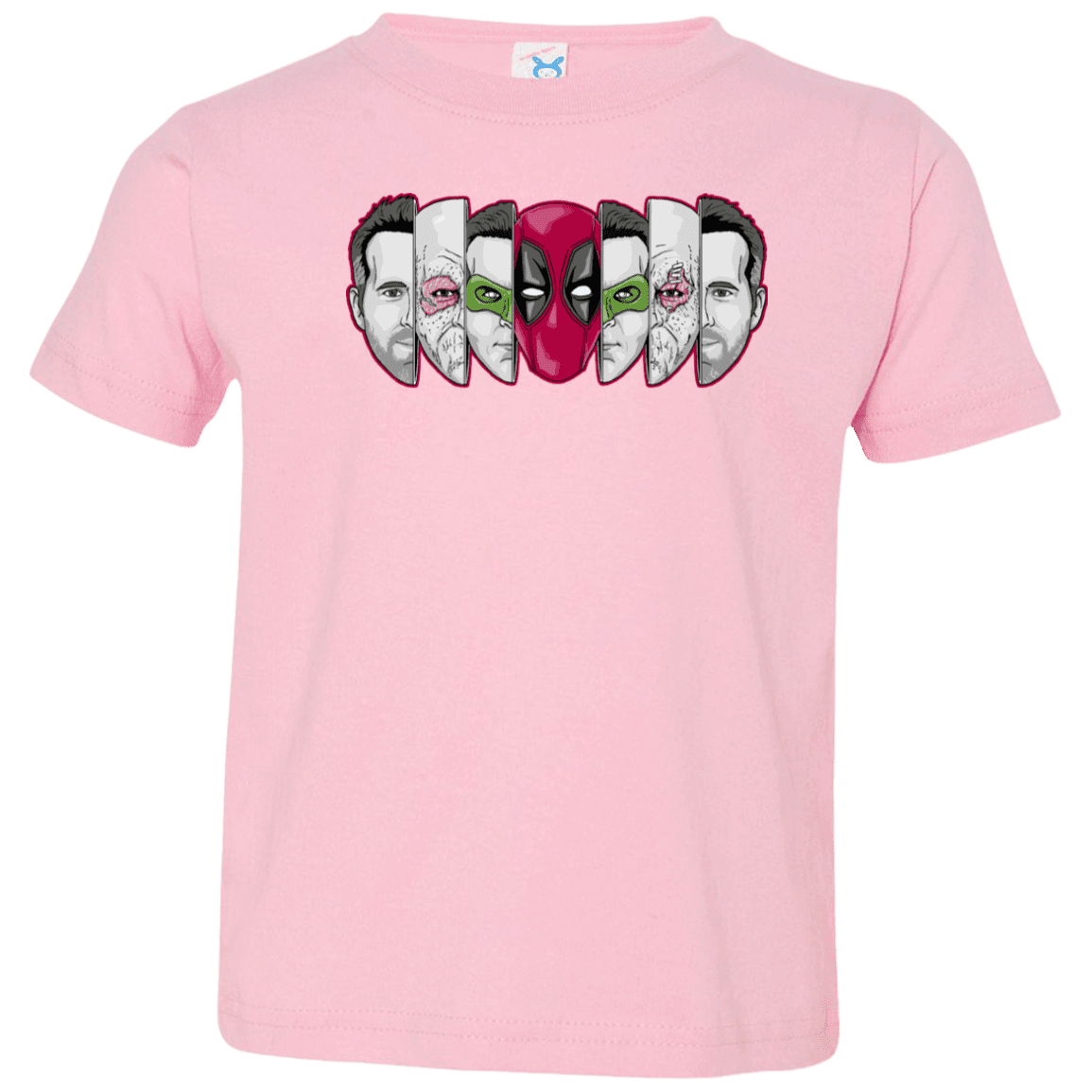 T-Shirts Pink / 2T Mercenary Faces Toddler Premium T-Shirt