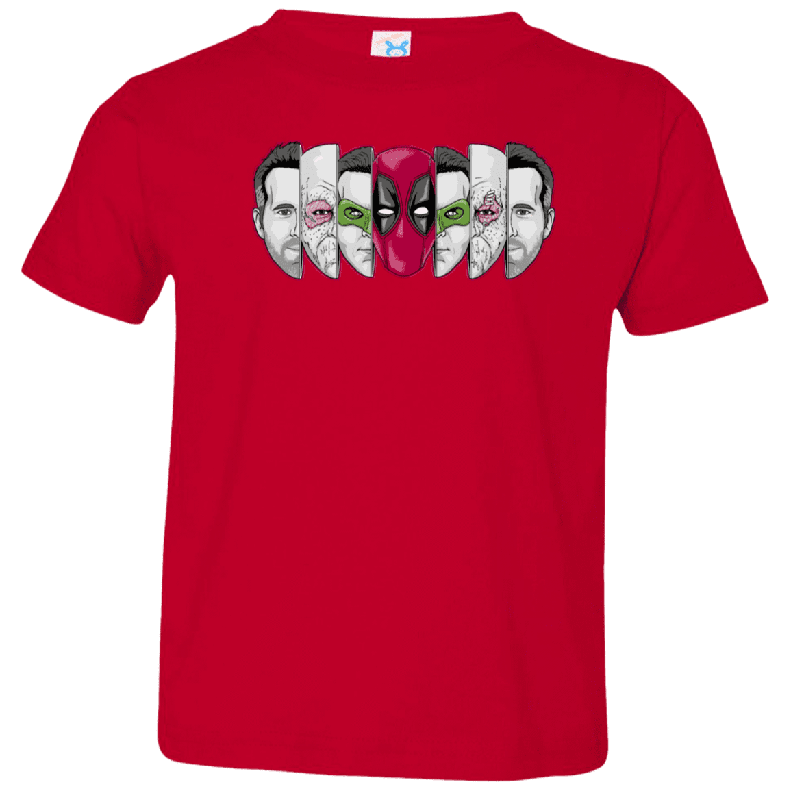 T-Shirts Red / 2T Mercenary Faces Toddler Premium T-Shirt