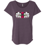 T-Shirts Vintage Purple / X-Small Mercenary Faces Triblend Dolman Sleeve