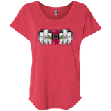 T-Shirts Vintage Red / X-Small Mercenary Faces Triblend Dolman Sleeve