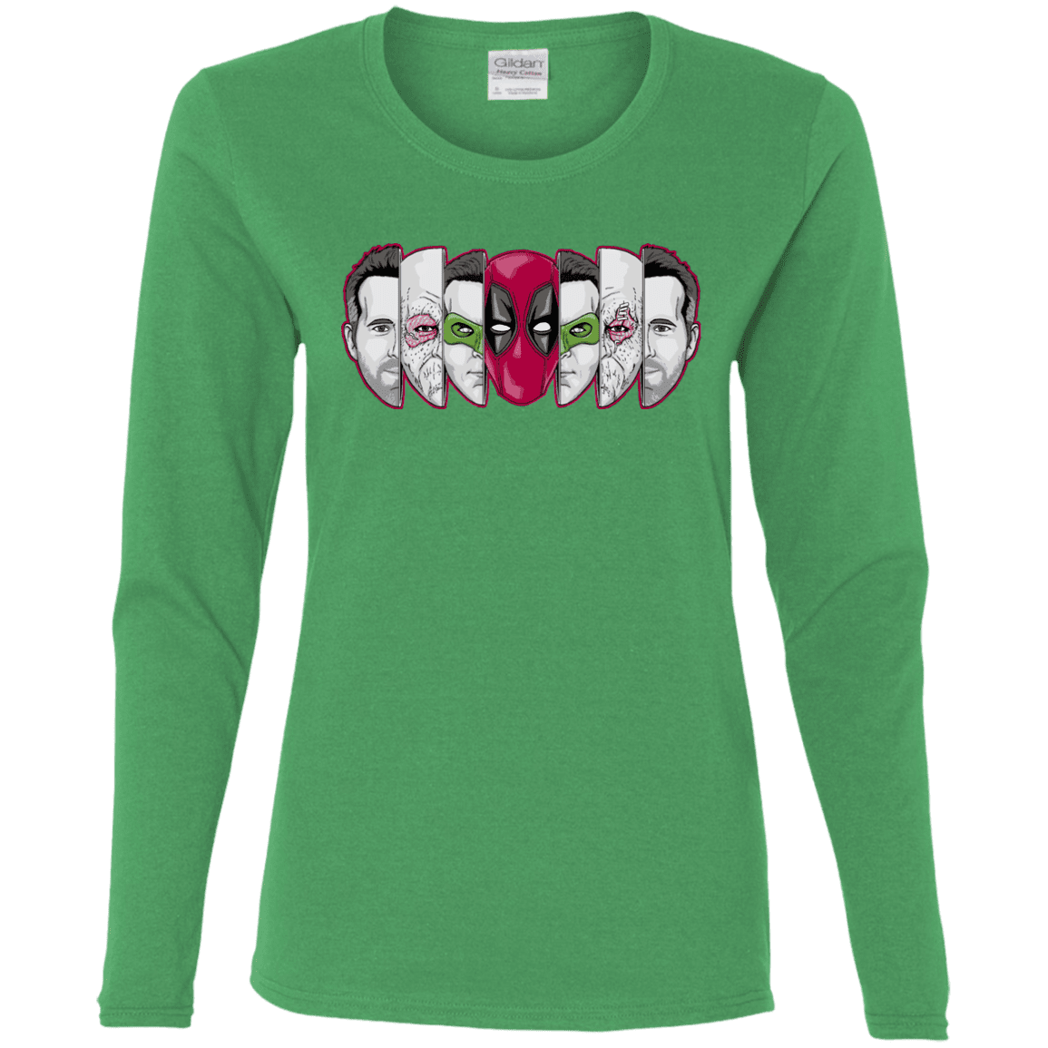 T-Shirts Irish Green / S Mercenary Faces Women's Long Sleeve T-Shirt