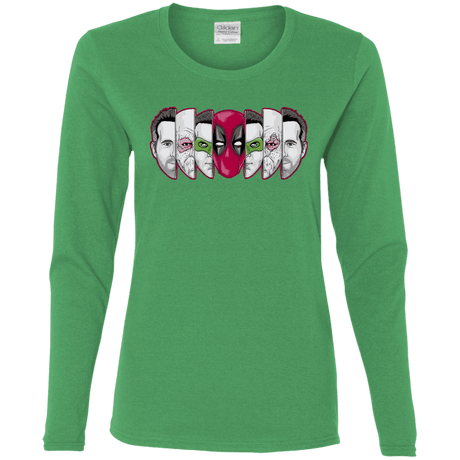 T-Shirts Irish Green / S Mercenary Faces Women's Long Sleeve T-Shirt