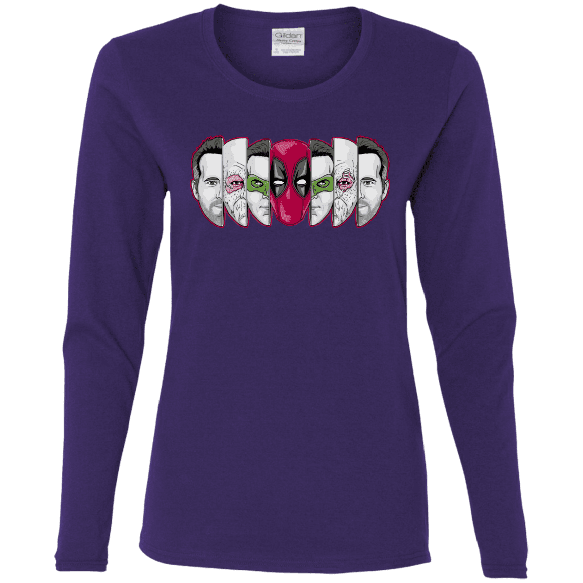 T-Shirts Purple / S Mercenary Faces Women's Long Sleeve T-Shirt