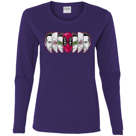 T-Shirts Purple / S Mercenary Faces Women's Long Sleeve T-Shirt