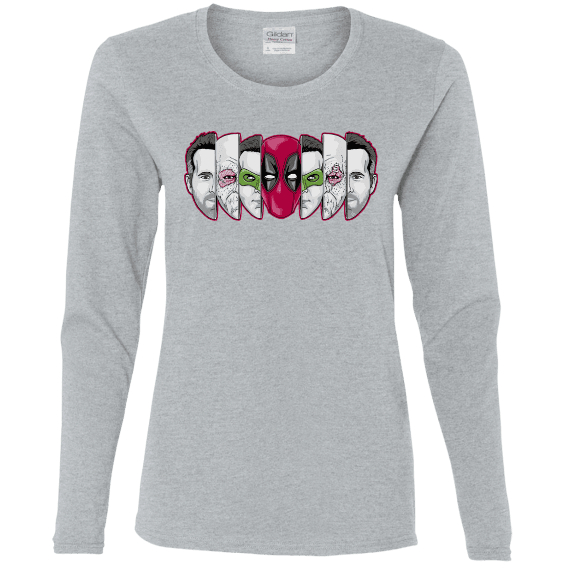 T-Shirts Sport Grey / S Mercenary Faces Women's Long Sleeve T-Shirt