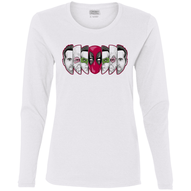 T-Shirts White / S Mercenary Faces Women's Long Sleeve T-Shirt