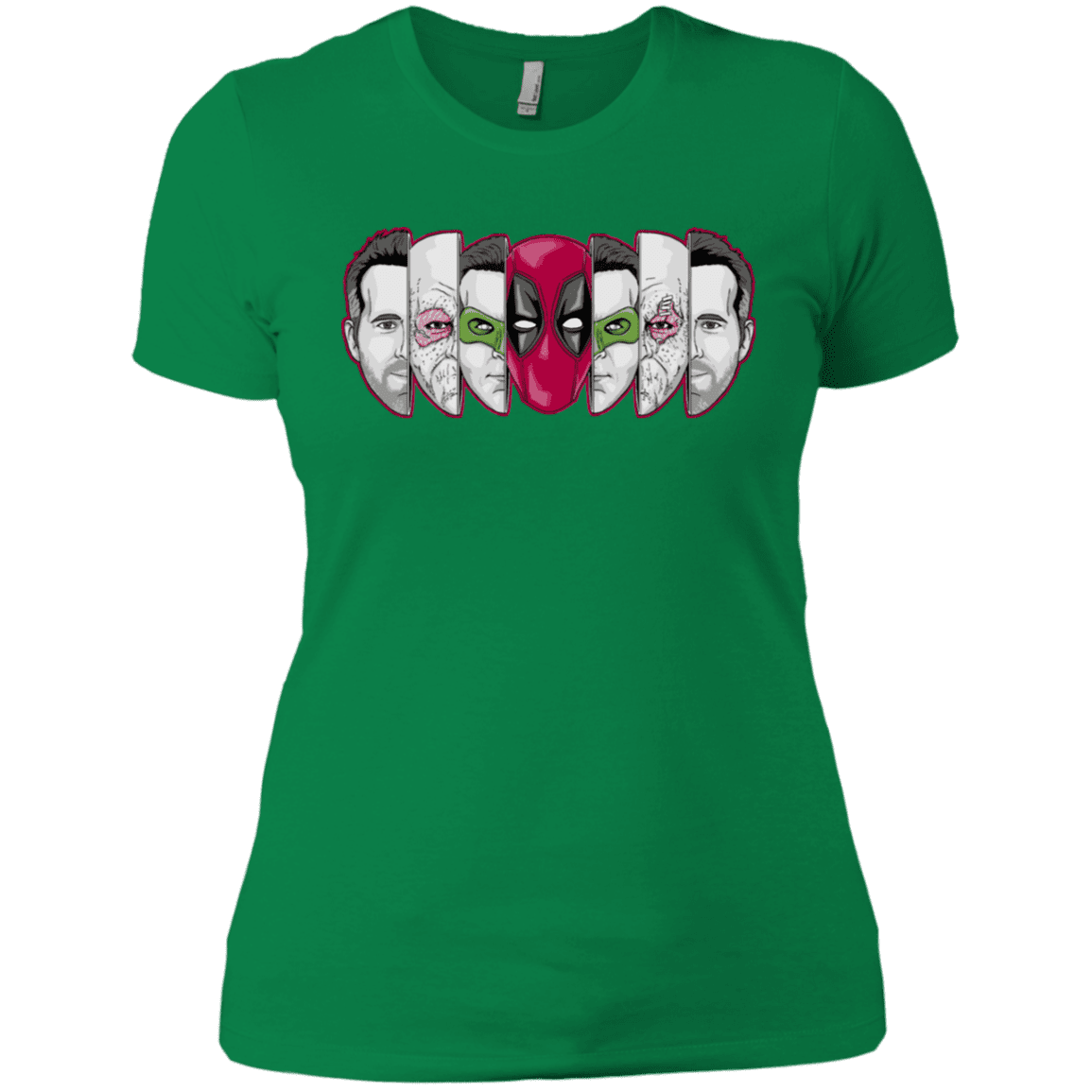 T-Shirts Kelly Green / X-Small Mercenary Faces Women's Premium T-Shirt