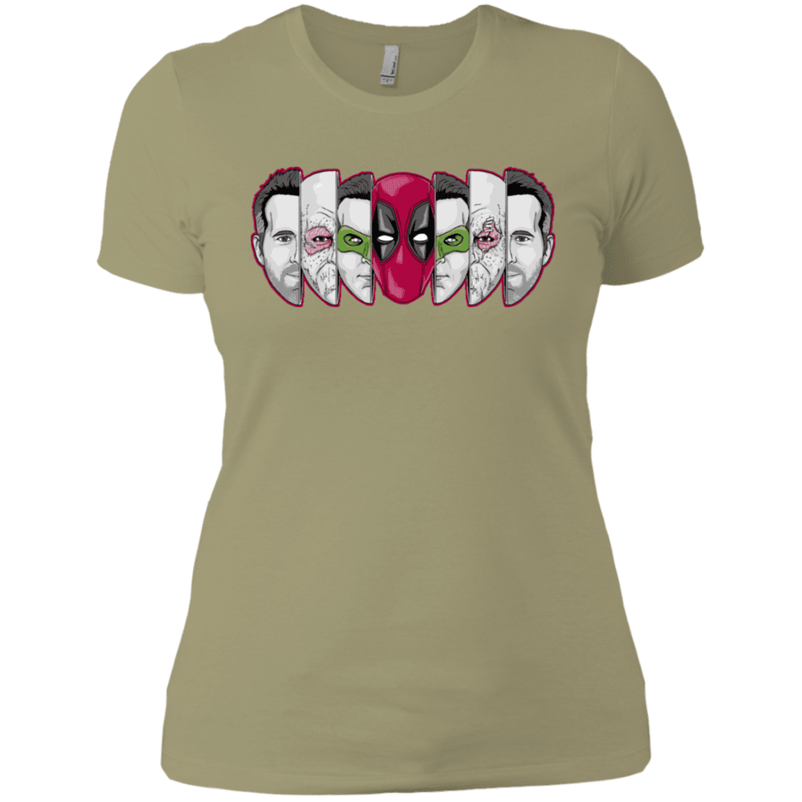 T-Shirts Light Olive / X-Small Mercenary Faces Women's Premium T-Shirt