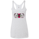 T-Shirts Heather White / X-Small Mercenary Faces Women's Triblend Racerback Tank