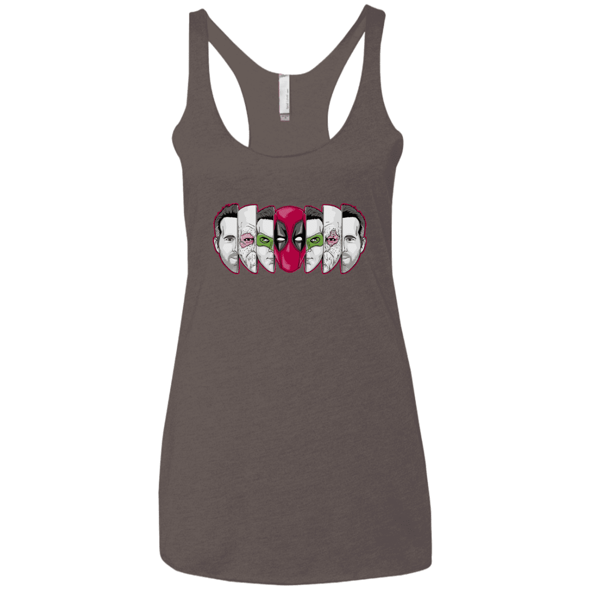 T-Shirts Macchiato / X-Small Mercenary Faces Women's Triblend Racerback Tank