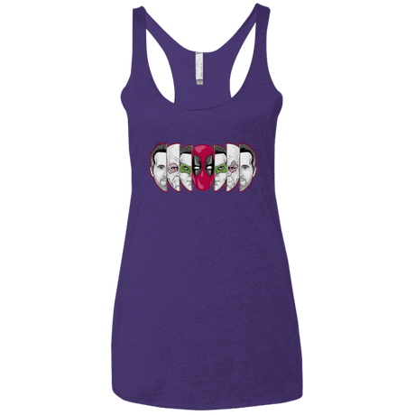 T-Shirts Purple Rush / X-Small Mercenary Faces Women's Triblend Racerback Tank