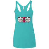 T-Shirts Tahiti Blue / X-Small Mercenary Faces Women's Triblend Racerback Tank