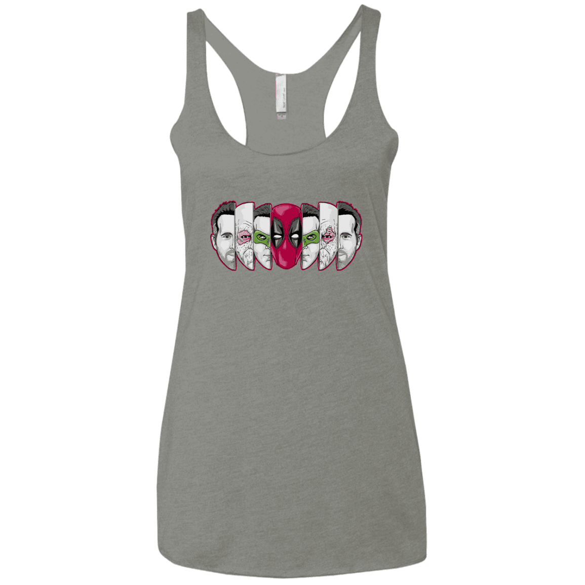 T-Shirts Venetian Grey / X-Small Mercenary Faces Women's Triblend Racerback Tank