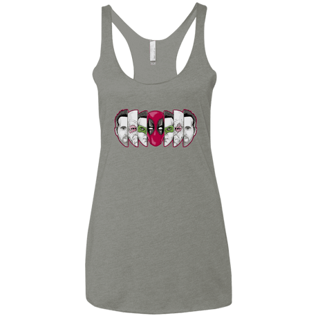 T-Shirts Venetian Grey / X-Small Mercenary Faces Women's Triblend Racerback Tank