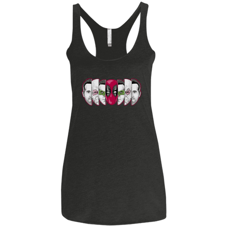 T-Shirts Vintage Black / X-Small Mercenary Faces Women's Triblend Racerback Tank