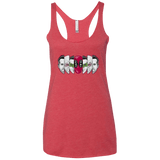 T-Shirts Vintage Red / X-Small Mercenary Faces Women's Triblend Racerback Tank