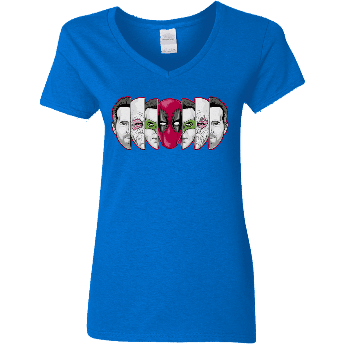 T-Shirts Royal / S Mercenary Faces Women's V-Neck T-Shirt