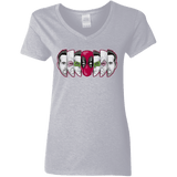 T-Shirts Sport Grey / S Mercenary Faces Women's V-Neck T-Shirt