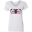 T-Shirts White / S Mercenary Faces Women's V-Neck T-Shirt