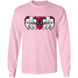 T-Shirts Light Pink / YS Mercenary Faces Youth Long Sleeve T-Shirt