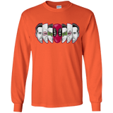 T-Shirts Orange / YS Mercenary Faces Youth Long Sleeve T-Shirt