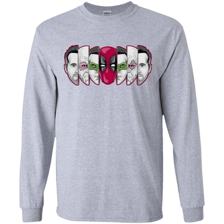 T-Shirts Sport Grey / YS Mercenary Faces Youth Long Sleeve T-Shirt