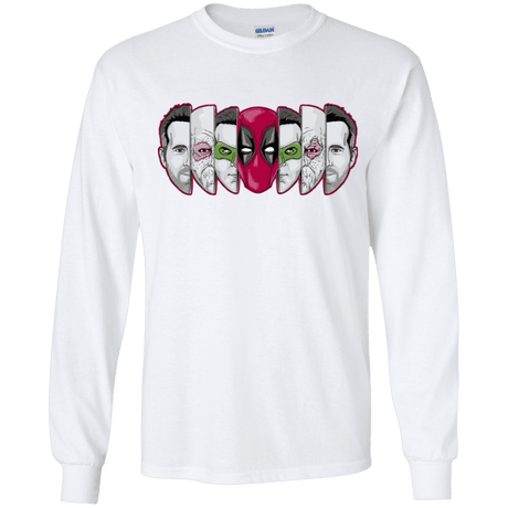 T-Shirts White / YS Mercenary Faces Youth Long Sleeve T-Shirt